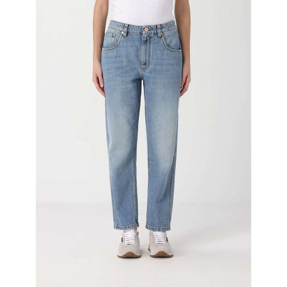 Brunello Cucinelli Women Regular Fit Denim Jeans Brunello Cucinelli